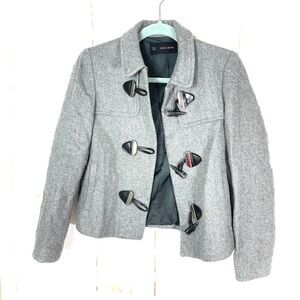 Zara Basic Grey Fall Winter Coat